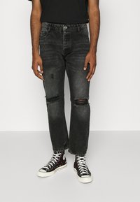 Brave Soul CHEROKEECHAR - Jeans a sigaretta - charcoal wash