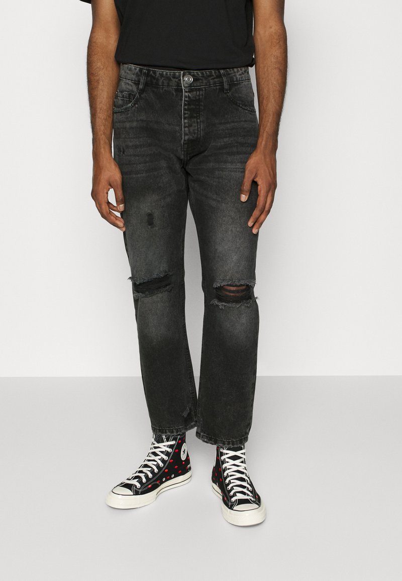 Brave Soul CHEROKEECHAR - Jeans a sigaretta - charcoal wash