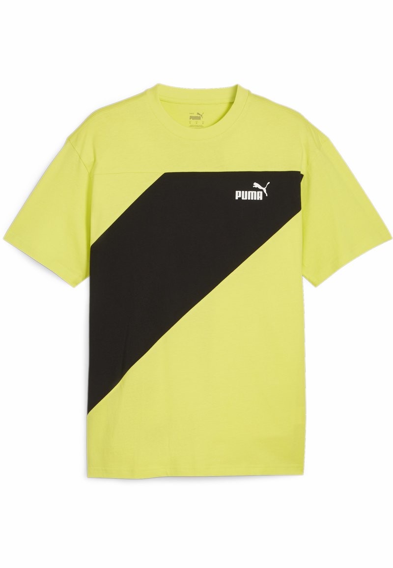 Puma POWER  - Camiseta estampada - lime sheen