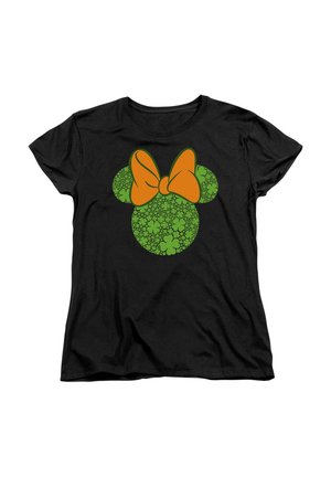 Disney MINNIE MOUSE ST PATRICK'S DAY SHAMROCK EARS - Print T-shirt - black