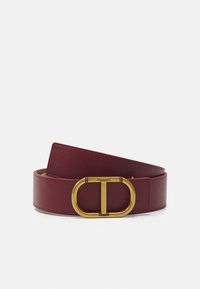 BELT - Riem - red plum/sandy brown