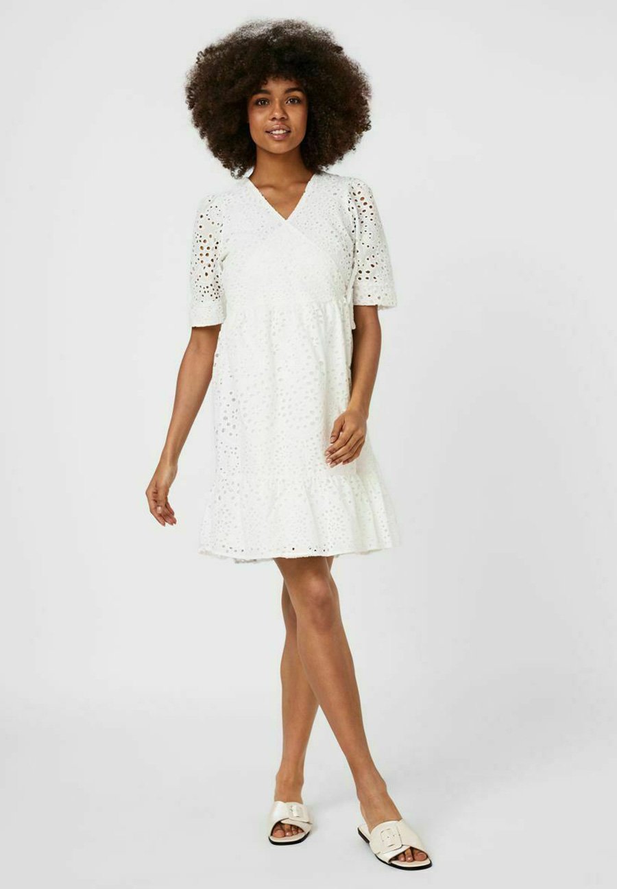 Vero Moda Vestito elegante - snow white/bianco - Zalando.it
