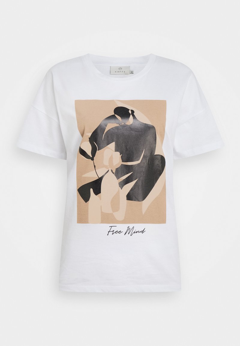 Damen T-Shirts | Kaffe DORA T-Shirt print optical white/weiß - IJ68189 Damen T-Shirts | Kaffe DORA T-Shirt print optical white/weiß - IJ68189