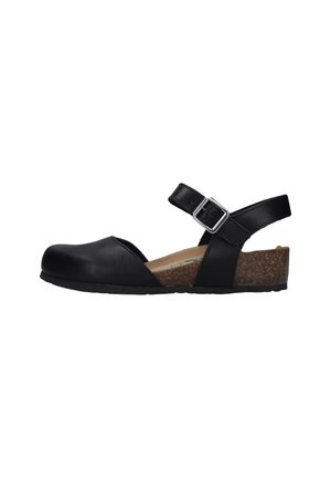BioNatura Ballerine con cinturino - black