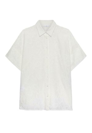 Luisa Viola, CAMICIA IN MUSSOLA RICAMATA - Overhemdblouse - bianco