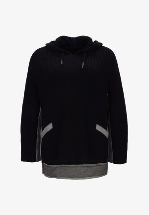 Felpa con cappuccio - schwarz