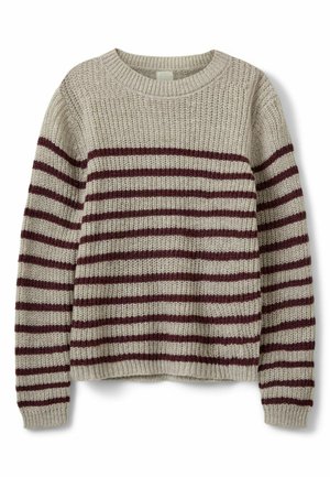 Jumper - plum stripe