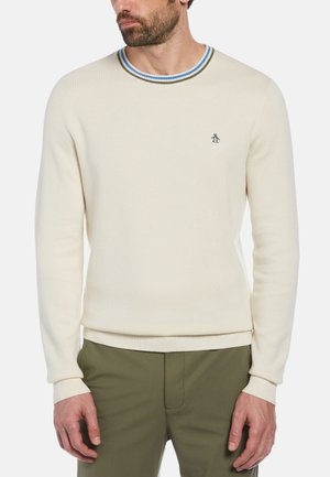 TIPPED CREW NECK - Jumper - birch