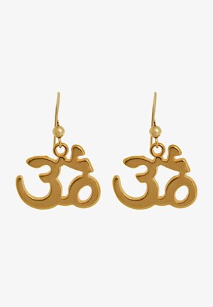 YOGA MEDITATION OHM - Earrings - gold coloured