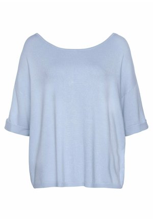 Strickpullover - hellblau