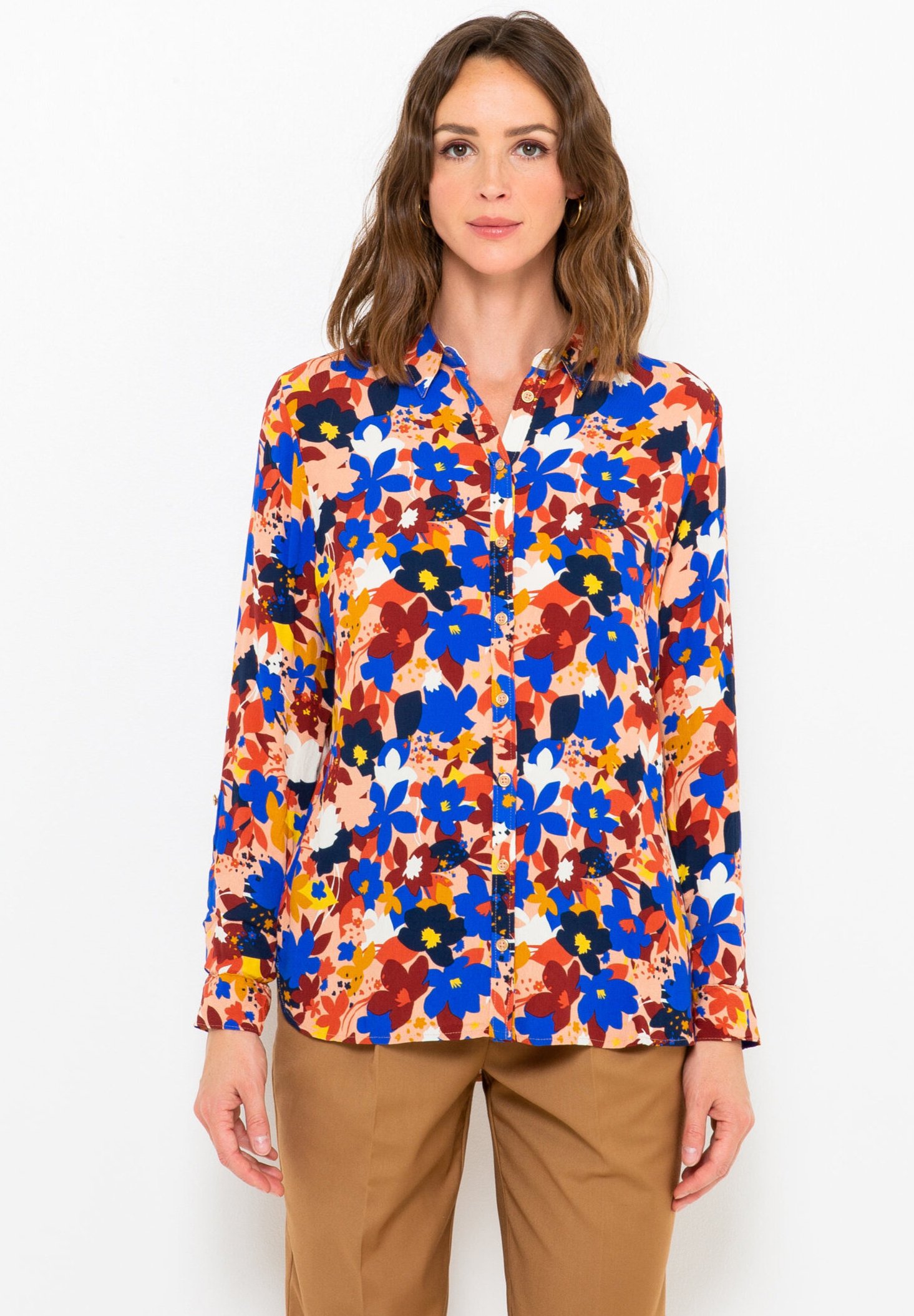 Chemise camaïeu fleurie - Vinted