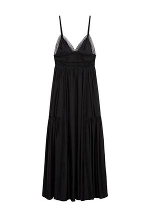 Mango MET DETAILS - Maxi dress - zwart