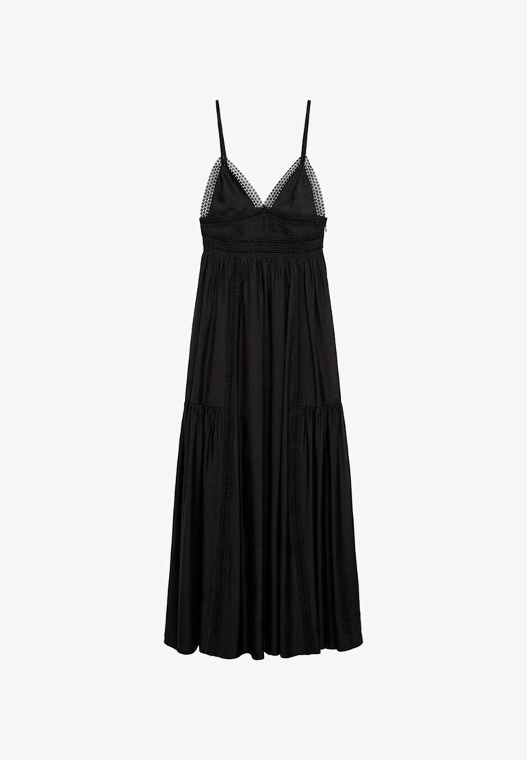 Mango MET DETAILS - Maxi dress - black - Zalando.ie Mango MET DETAILS - Maxi dress - black - Zalando.ie