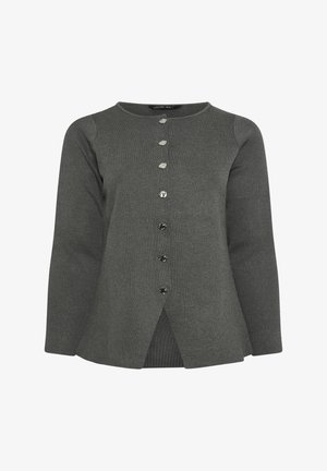Yours Clothing, Plus Size Cardigan - Cardigan - dark grey