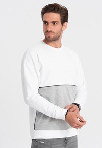 Ombre Sweatshirt - white light grey