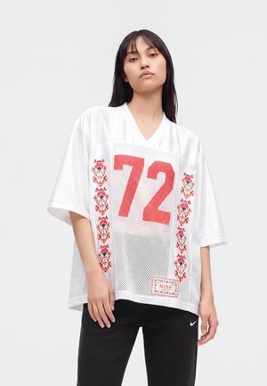 Nike Sportswear, STREET - Long-sleeved top - white/university red