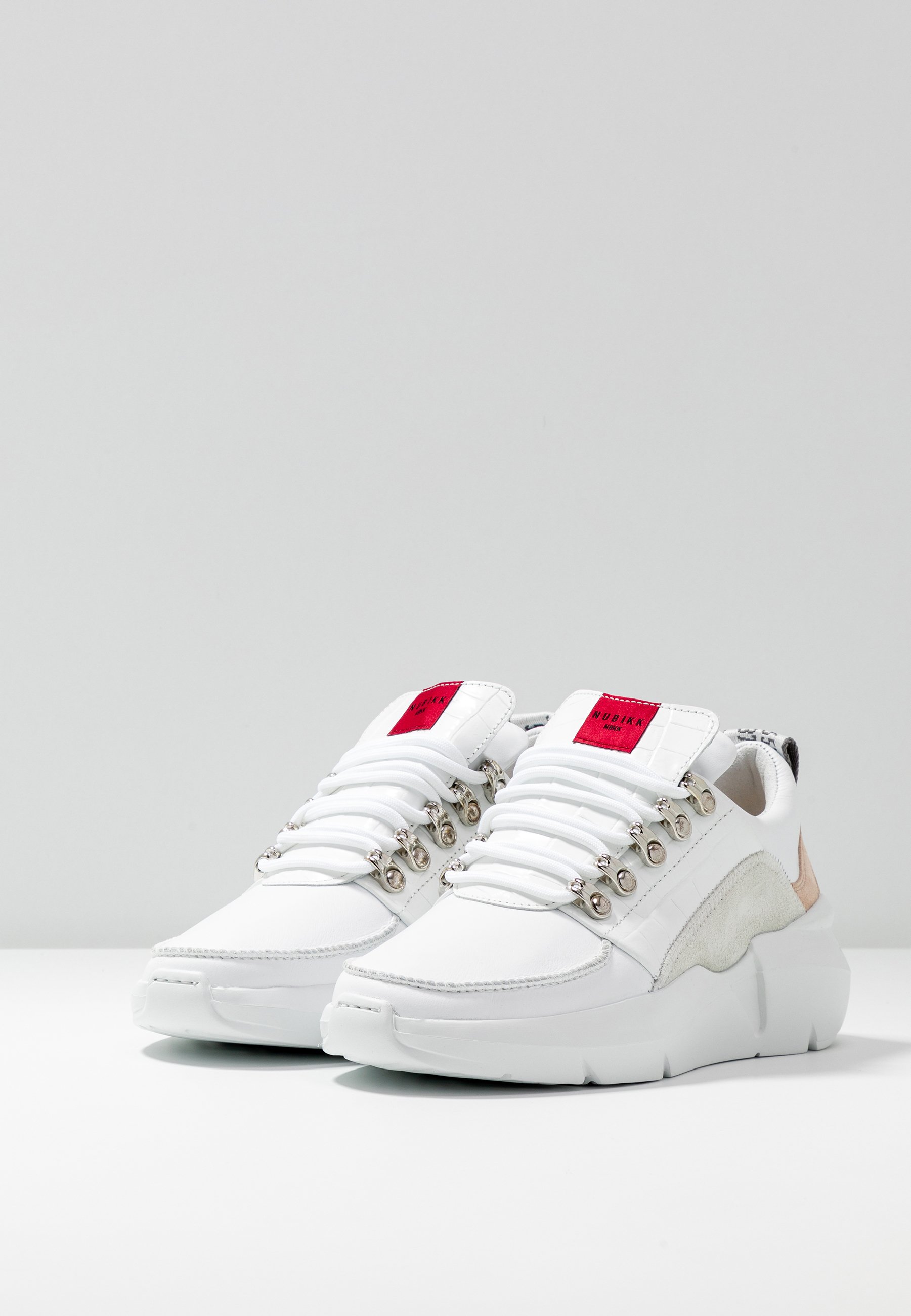 Nubikk LUCY ROYAL CROCO - Matalavartiset tennarit - white/valkoinen -  Zalando.fi