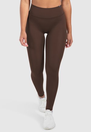 Smilodox, SELINA HIGH WAIST YOGA SPORT - Strømpebukser - braun