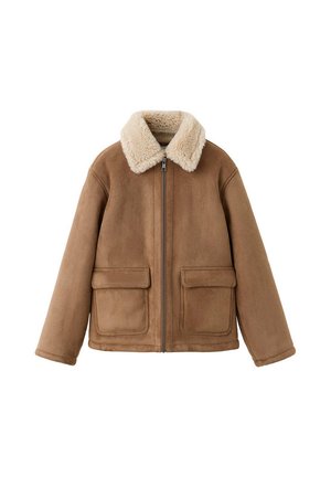 Mango Kids, KID - Veste en similicuir - brown