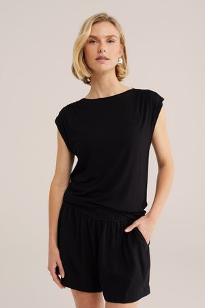 WE Fashion, Basic T-shirt - black