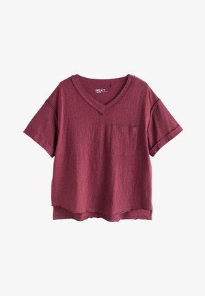 Next, LOOK SHORT SLEEVE - T-shirt basique - chocolate brown