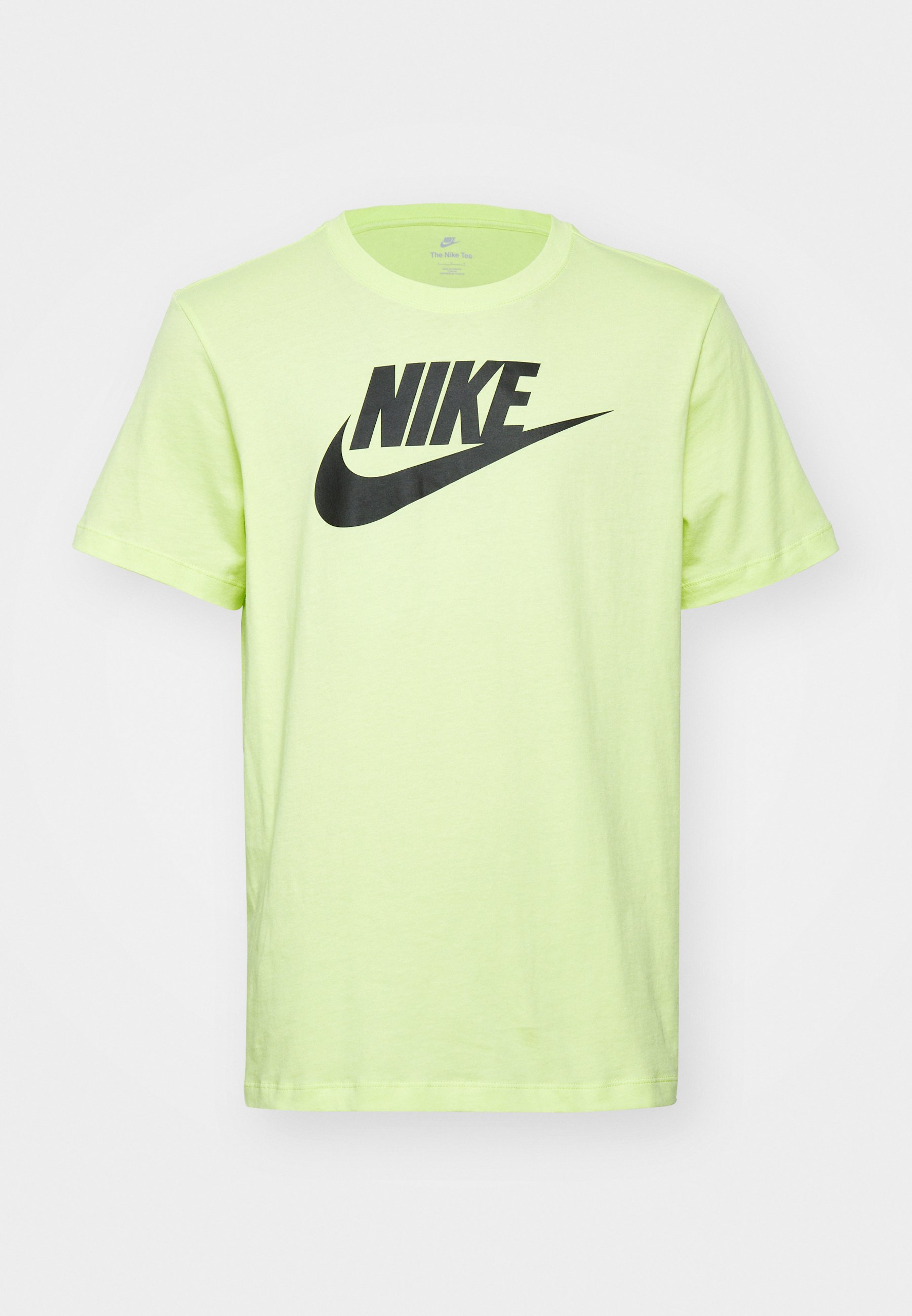 neon green and grey nike shirt