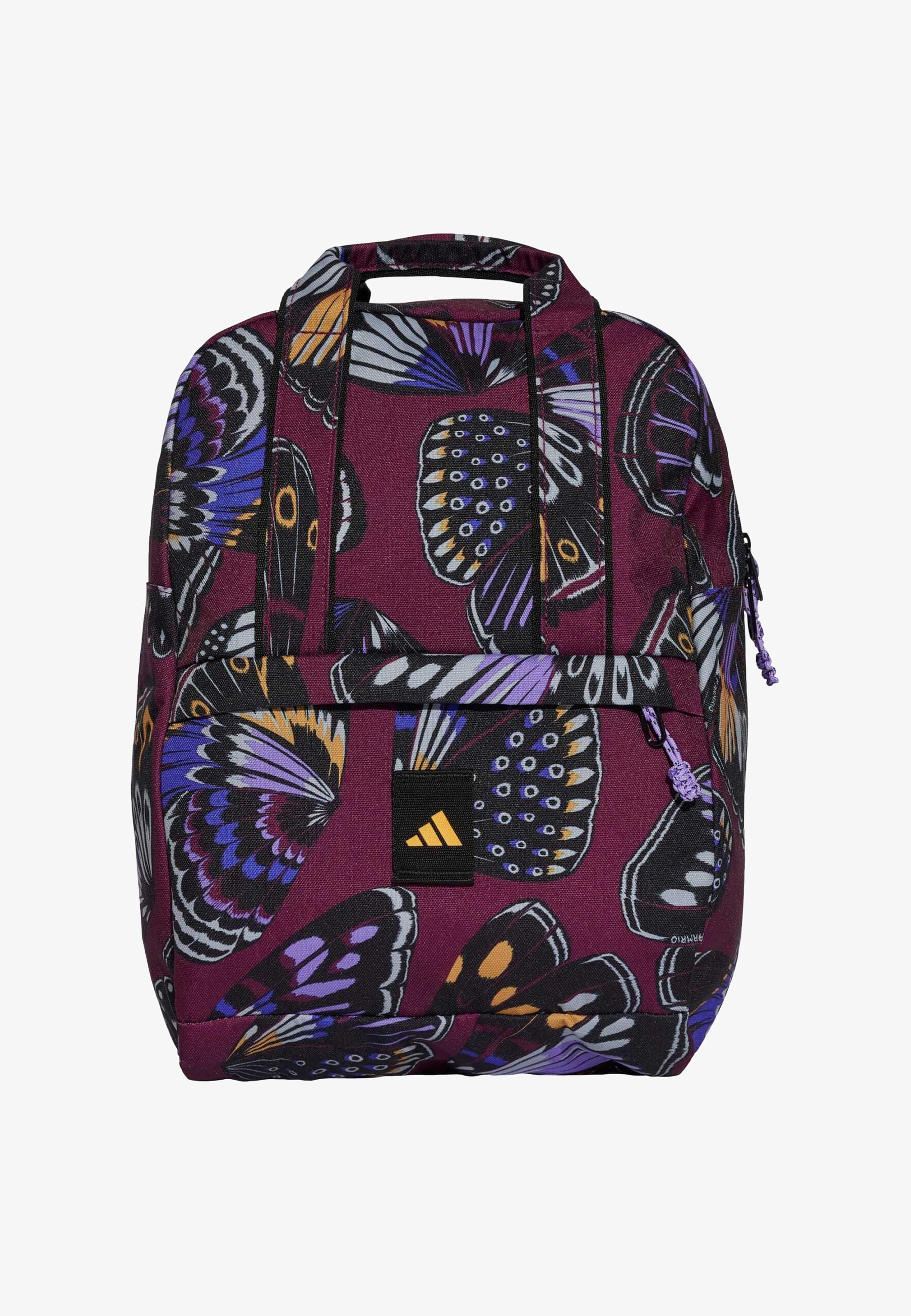 adidas colourful backpacks Young Back-to-School Creator Backpack 21L, Adi Multi Collage/Onix Grey/Almost Blue, One Size Padded contoured shoulder straps and a sturdy webbing haul handle for comfortable carry. adidas Originals x Farm Banana