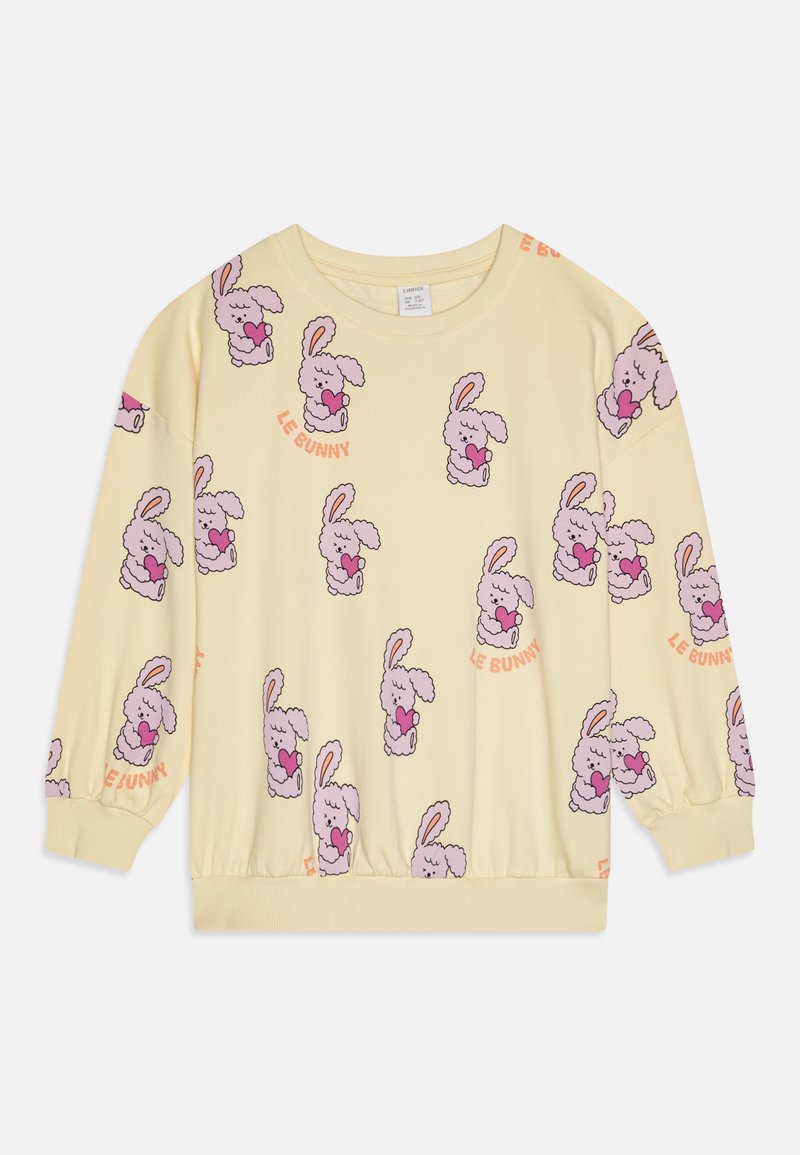 Lindex - OVERSIZED BUNNIES - Sportinis megztinis - light yellow, Padidinti