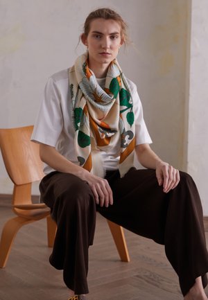 COMPASS OVERSIZED SQUARE - Foulard - blush deco crane geo