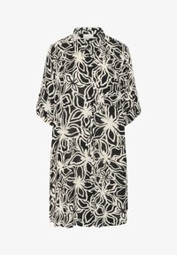 Non sélectionné, black   light beige flower