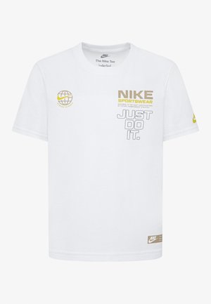 Nike Sportswear GLOBE - T-shirt print - white
