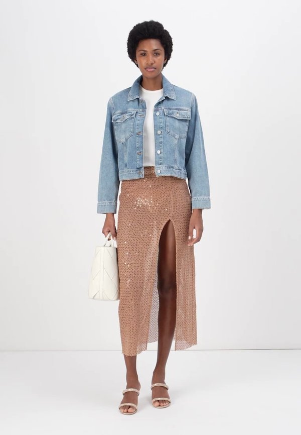 MARGOT MAXI SKIRT - Pencil skirt - camel4