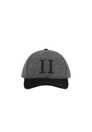 Les Deux, CORE HERRINGBONE SUEDE BASEBALL CAP - Casquette - black