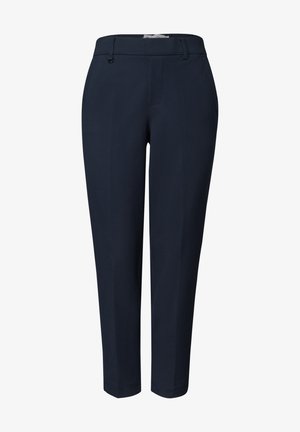 Street One, SLIM LEG CHINO MIT GLITZERDETAIL - Pantalon classique - shadowed navy