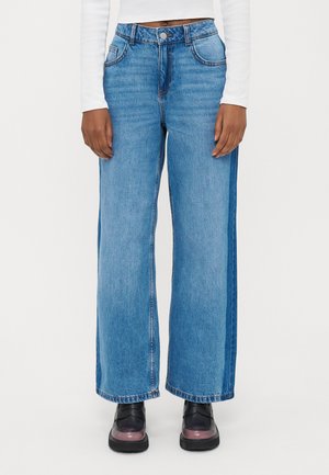 VMALLISON TWO TONED - Straight leg jeans - medium blue denim