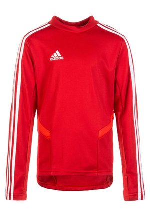 adidas Performance TIRO 19 SWEATSHIRT - Langarmshirt - power red / white