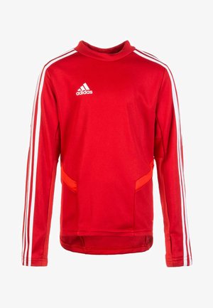 TIRO 19 SWEATSHIRT - Maglietta a manica lunga - power red / white