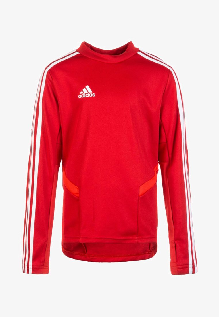 adidas Performance TIRO 19 SWEATSHIRT - Langarmshirt - power red / white