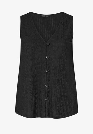 Yours Clothing CRINKLE PLISSE - Blouse - black