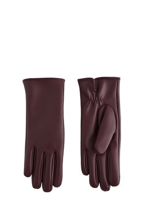 Guanti - burgundy red