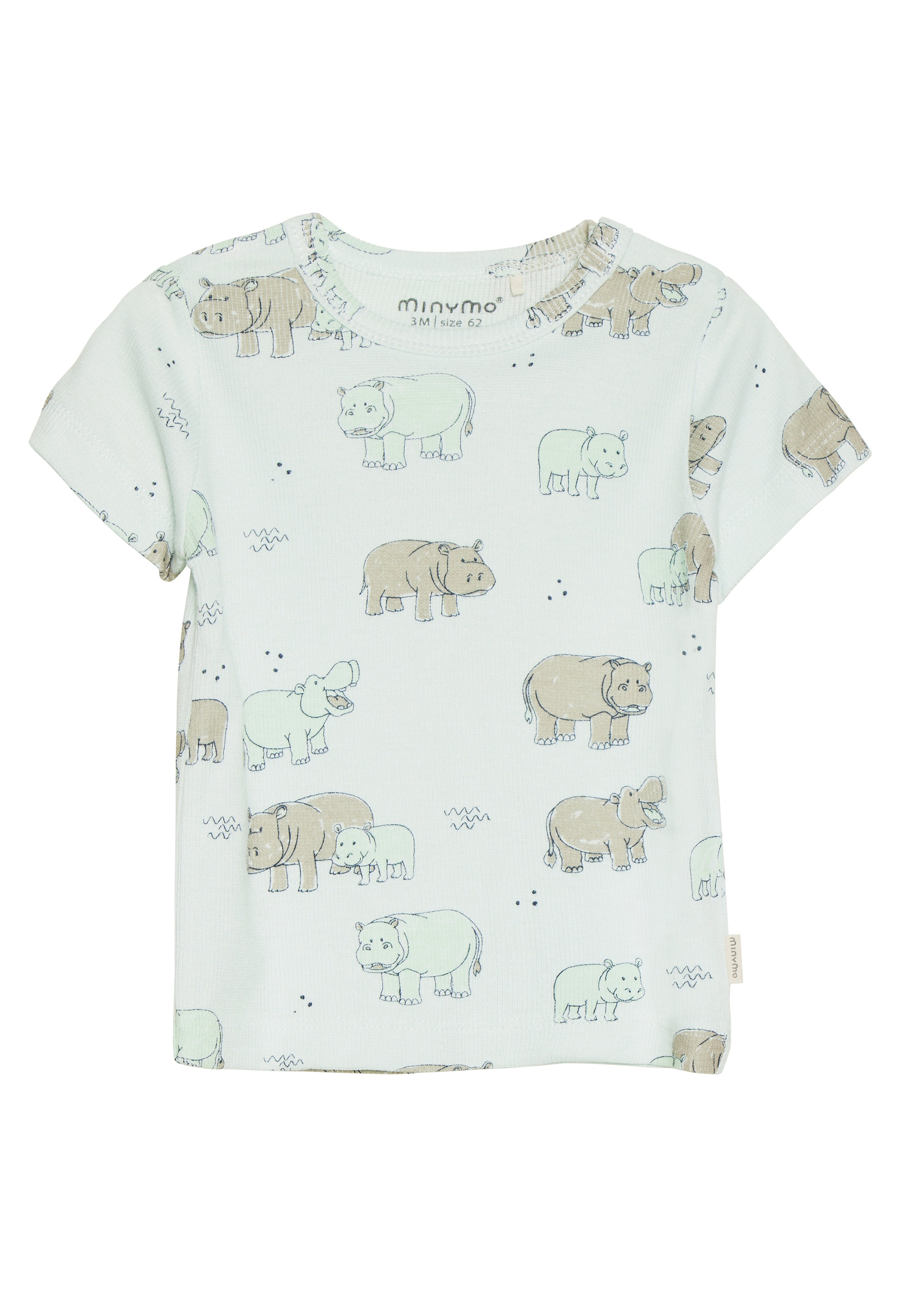 MINYMO Basic T-shirt met lange mouwen voor jongens, new navy, 80 cm