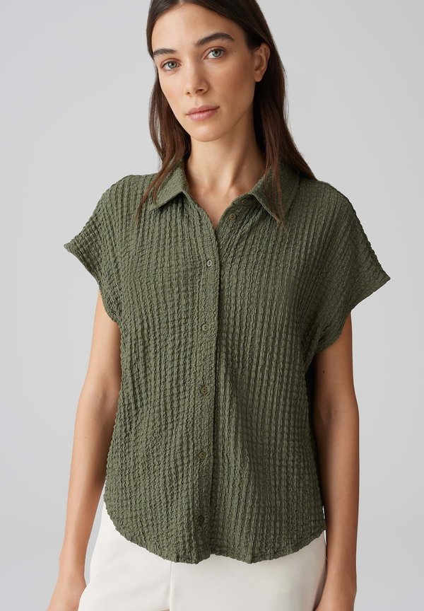 REGULAR FIT - Hemdbluse - olive leaf