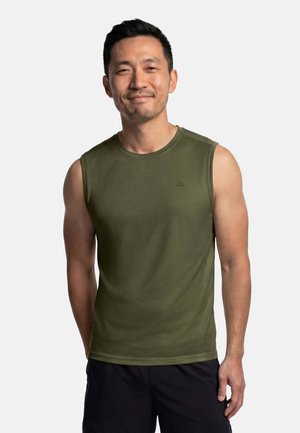 Danish Endurance, MOMENTUM RUNNING TANK 2-PACK - Débardeur - black dark olive