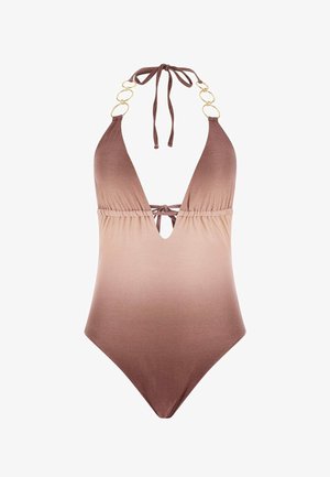 Guess, GLITZERNDER EINTEILER BADEANZUG - Maillot de bain - mehrfarbig braun