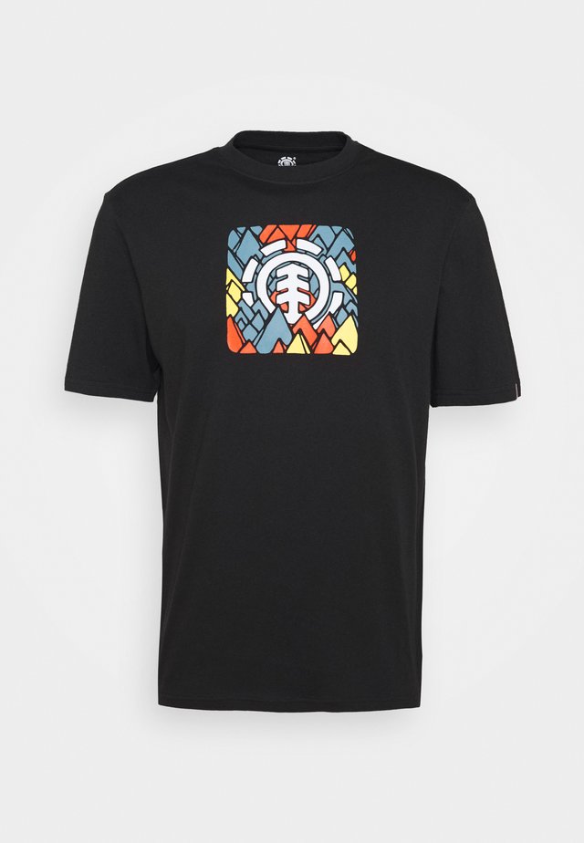 PALETTE - T-shirt med print - flint black