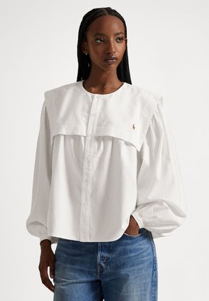 BIB COTTON OXFORD SHIRT - Cămașă - white