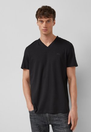 s.Oliver T-Shirt basic - schwarz