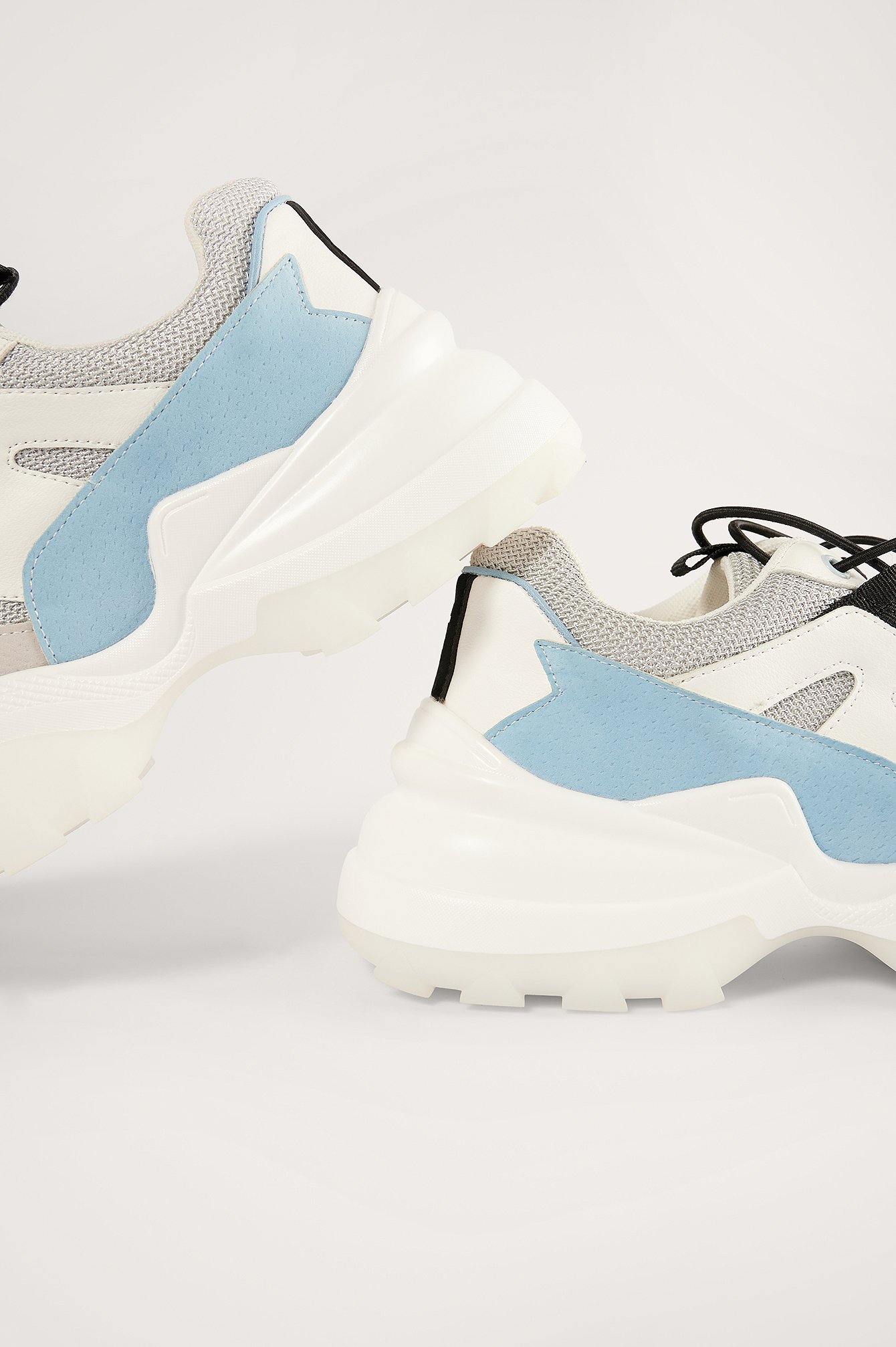 blue chunky trainers