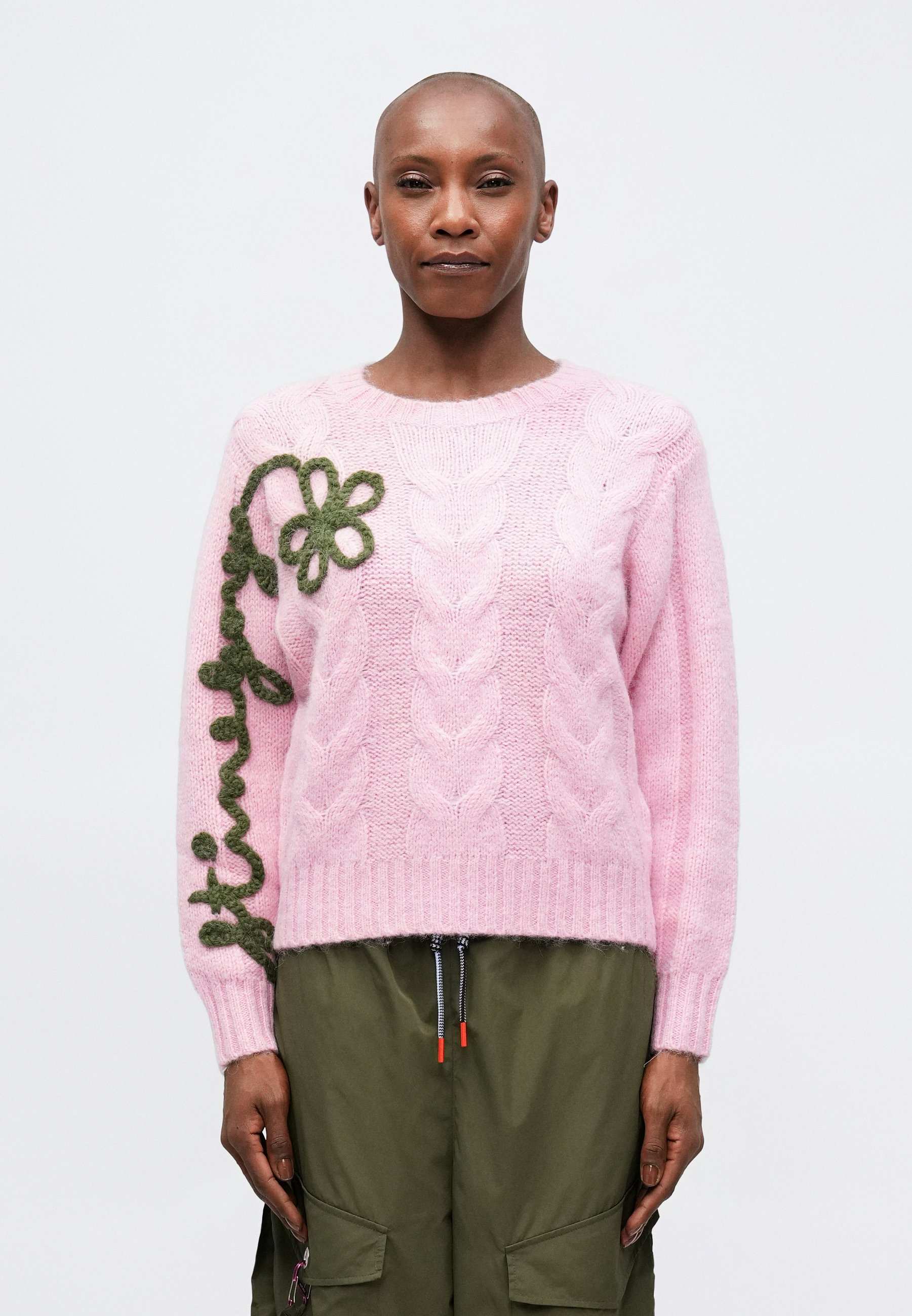 Stine Goya CREW NECK SWEATER - Jumper - pink/light pink - Zalando.ie