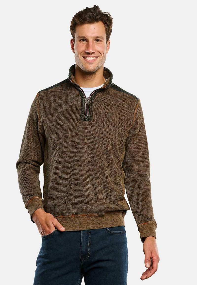 Produktbild von Engbers Herren Herren Sweatshirt Stehbund, Saphirblau, 39535